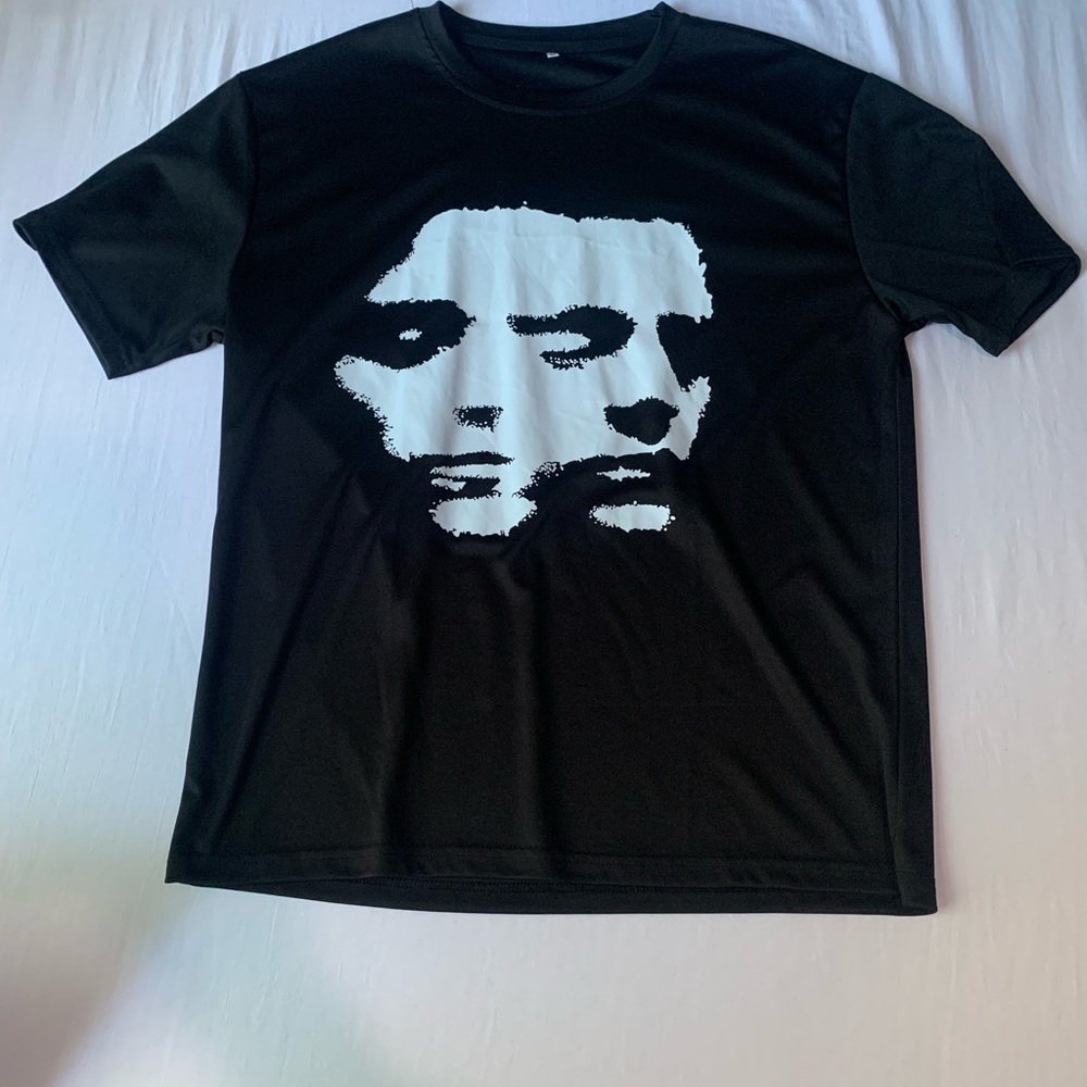 Black graphic tee